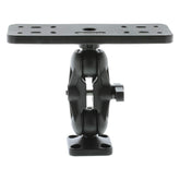 Scotty 0163 Ball Mount Fish Finder and Universal Mounting Plate, Black, Large